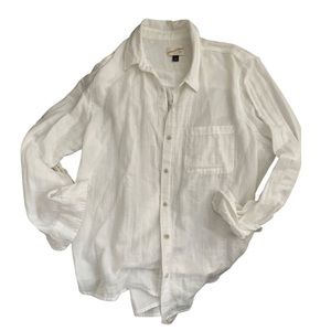 Universal Thread White Button Down Size Large